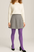 Weiche Basic-Strumpfhose aus Baumwolle für Damen – Von der Natur inspirierte Farben, Kurze Größen