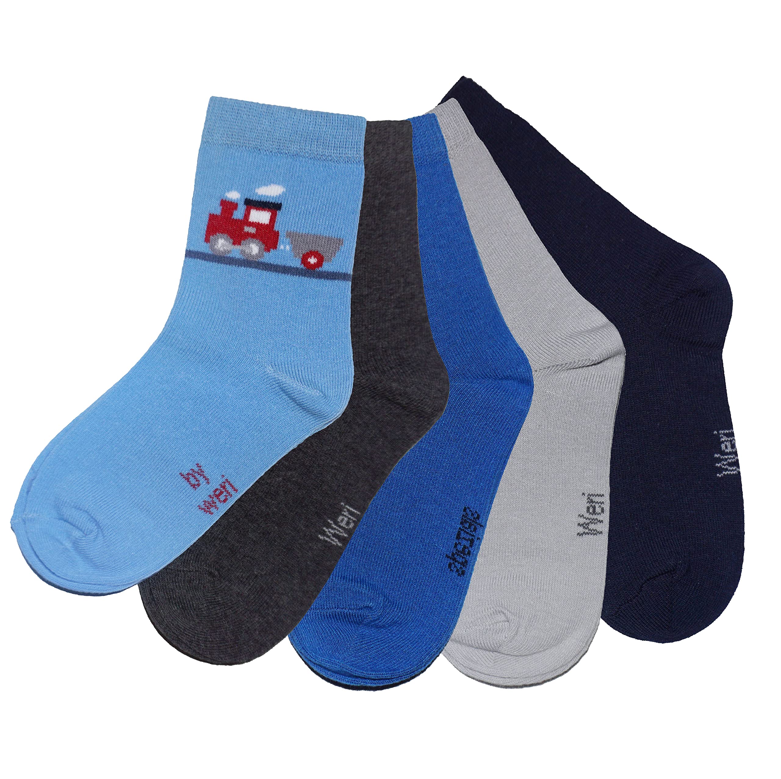 Little Train Crew Socks – 5 Pack