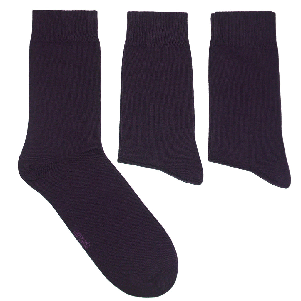 Men's Casual Socks 3-Pack - Classic Colors