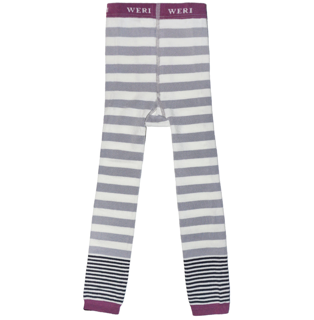 Leggings for Girls Lavender Stripes