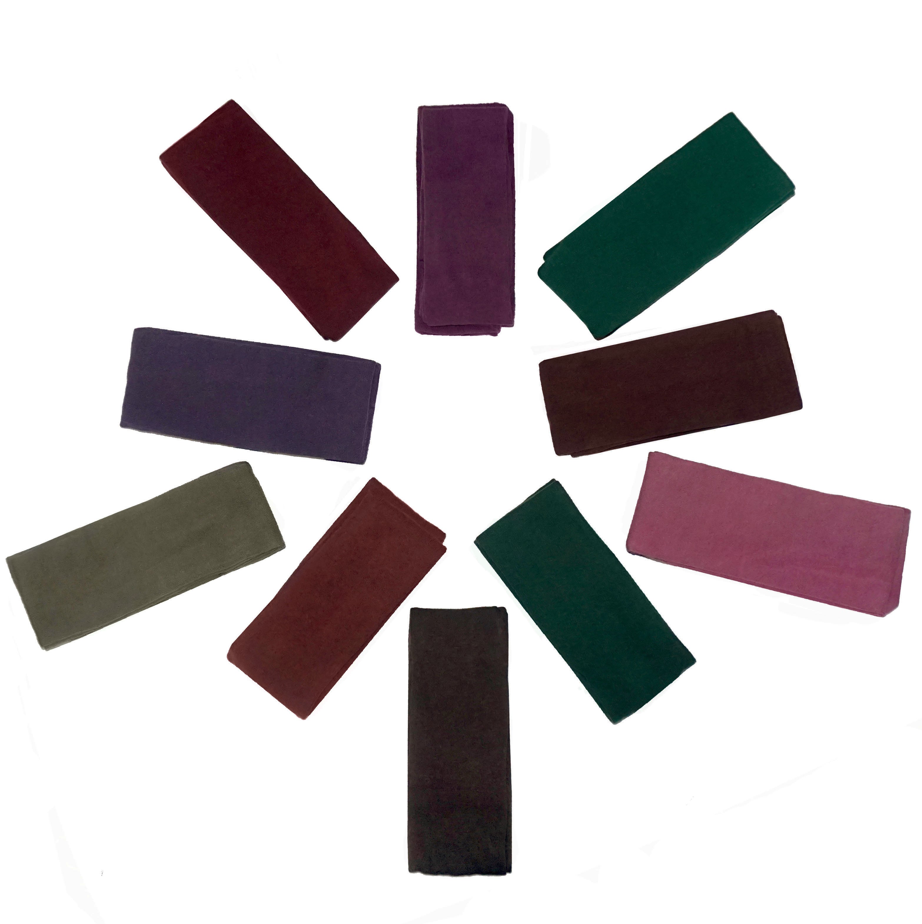 Women's Soft Cotton Basic Tights – Dark Colors, Petite Sizes