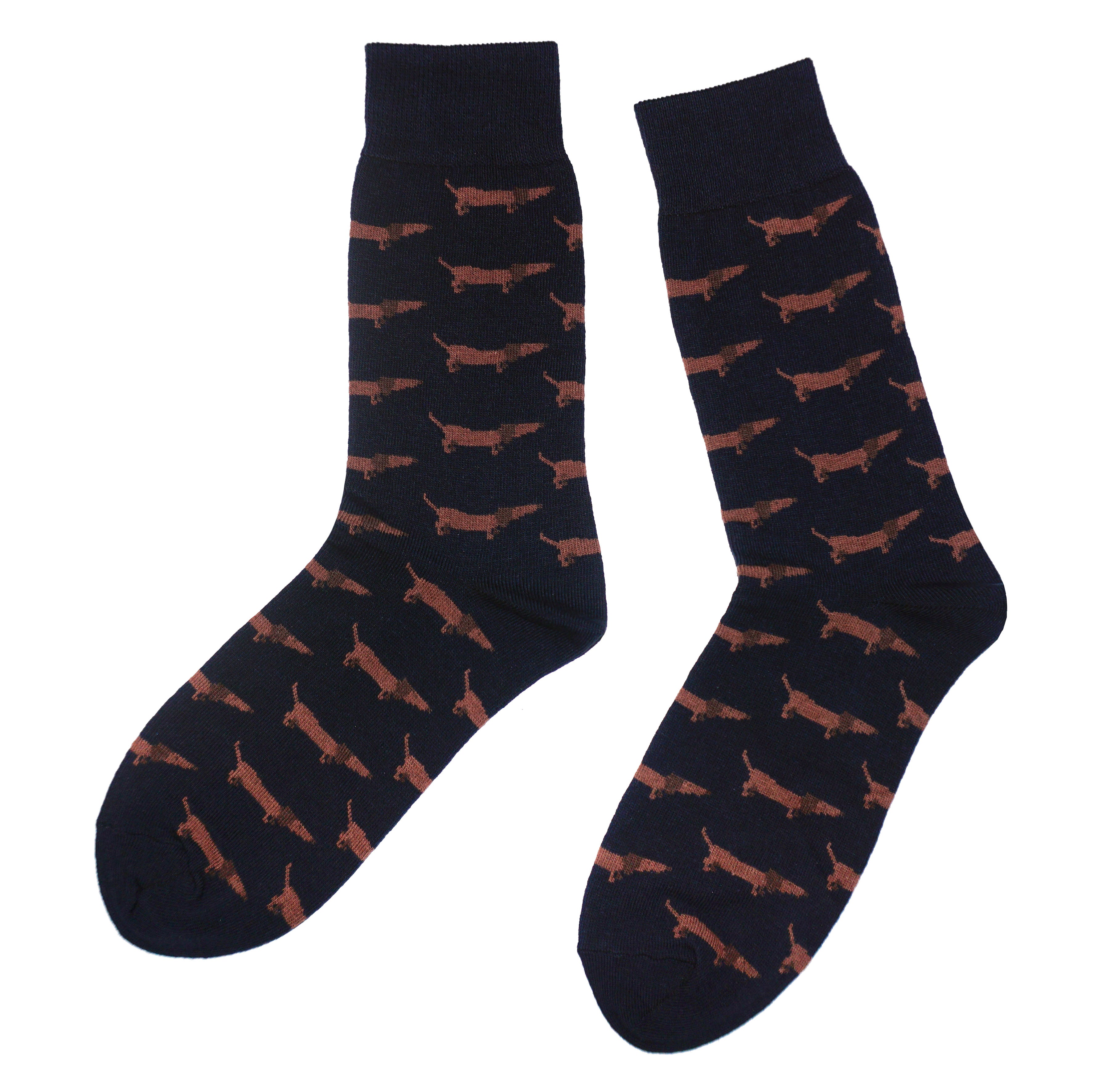 Unisex Dachshund Pattern Socks