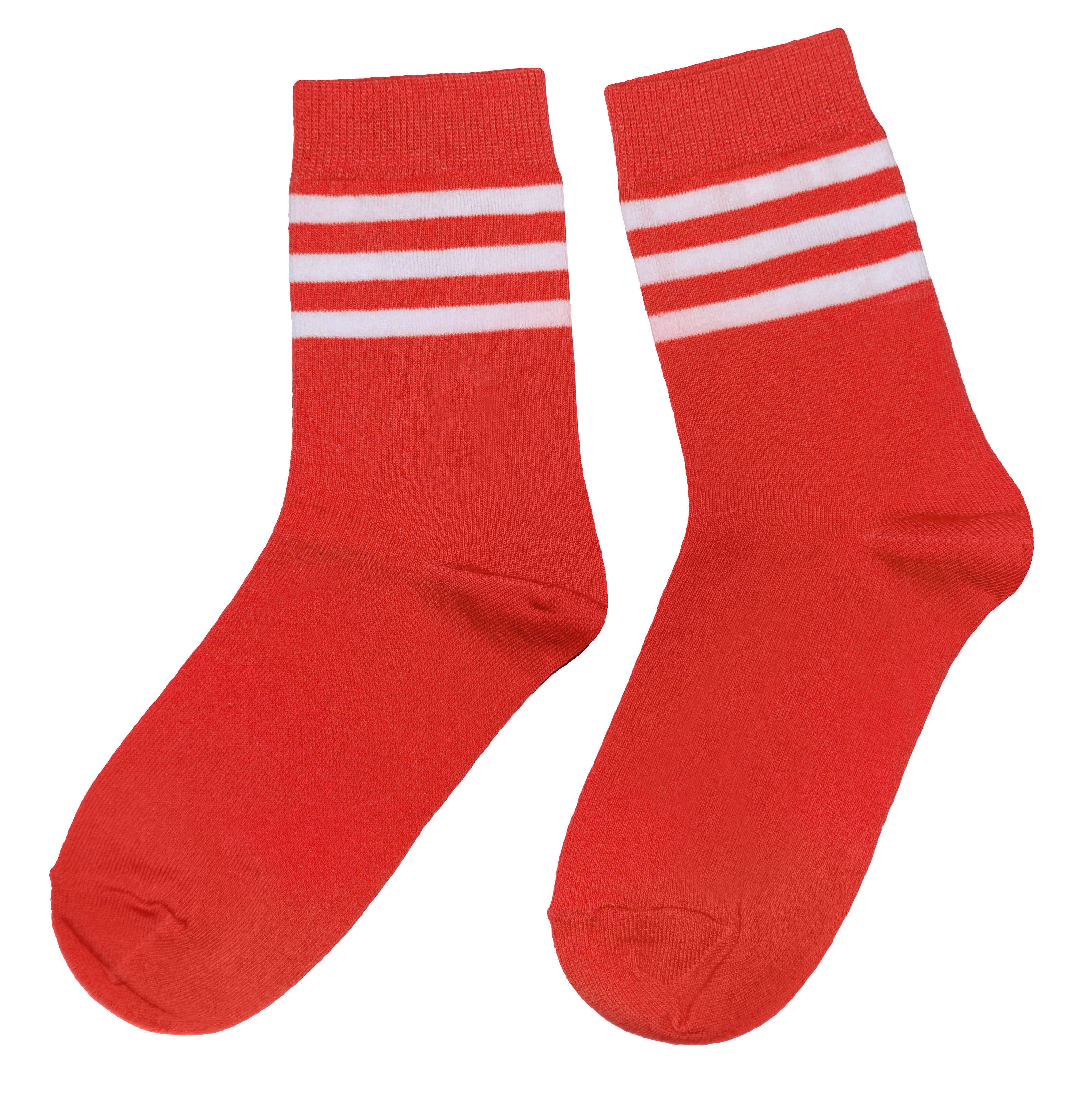 Three-Stripe Classic Crew Socks