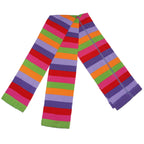 Leggings for Girls - Lilac and Kiwi Stripes