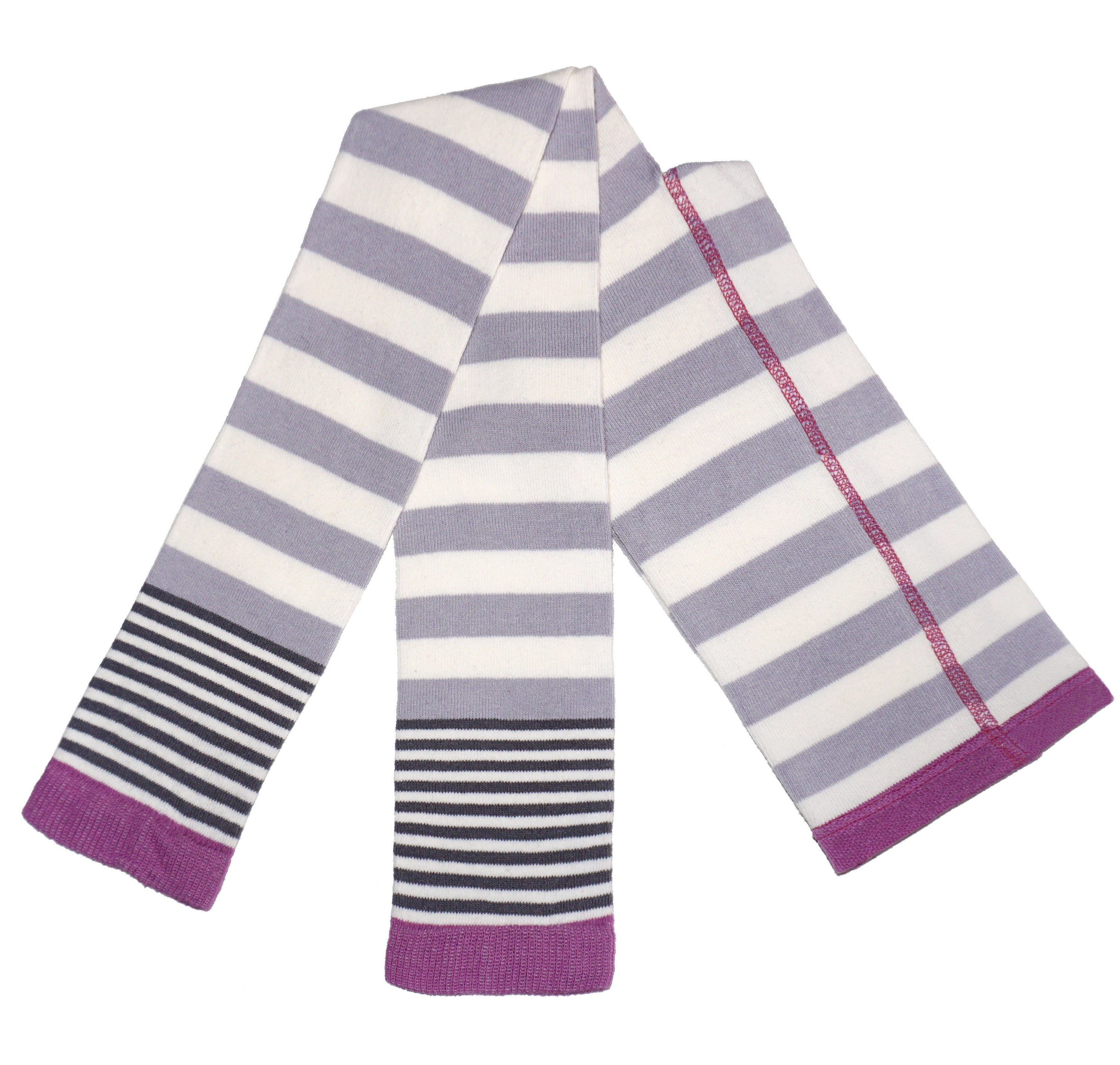 Leggings for Girls Lavender Stripes