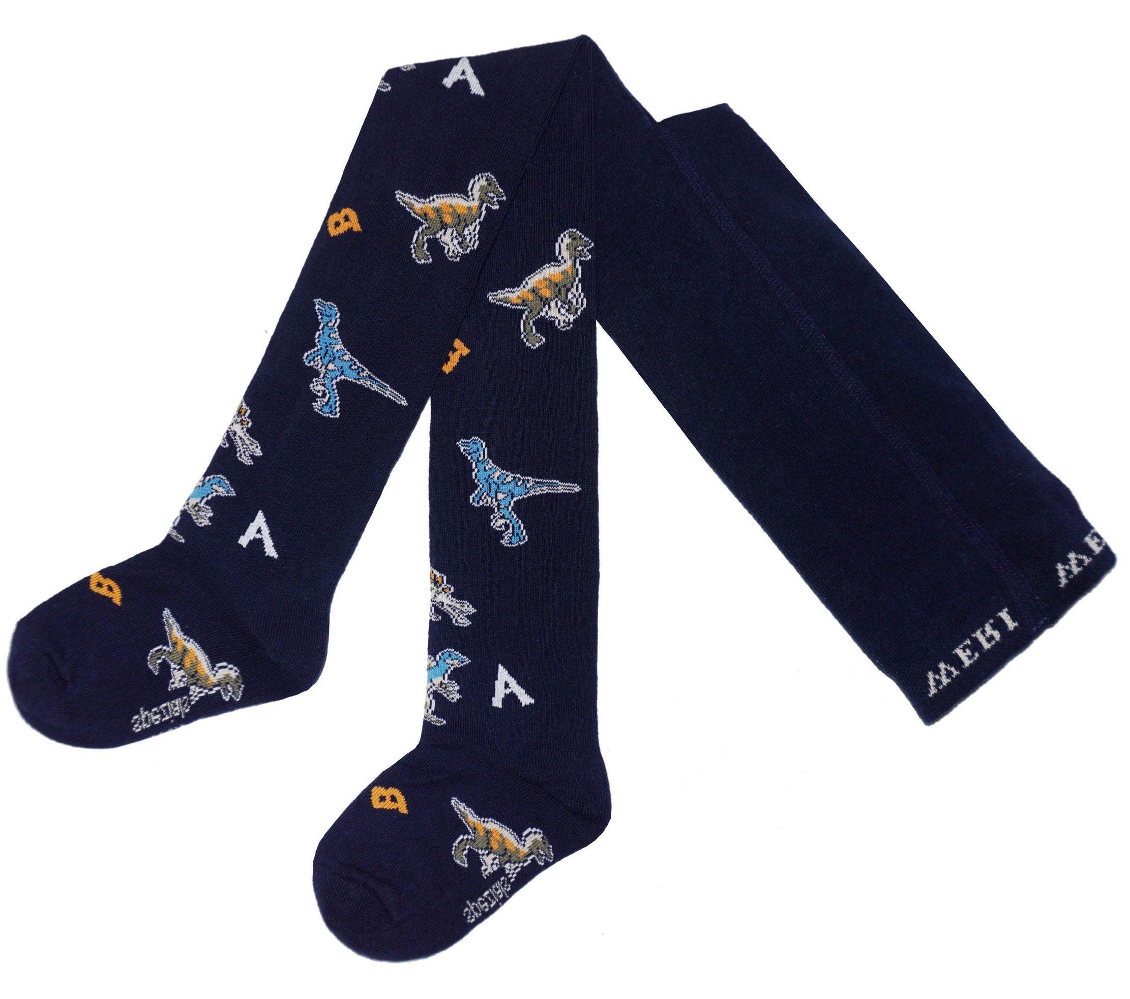 Boys Cotton Tights - Dino Adventure