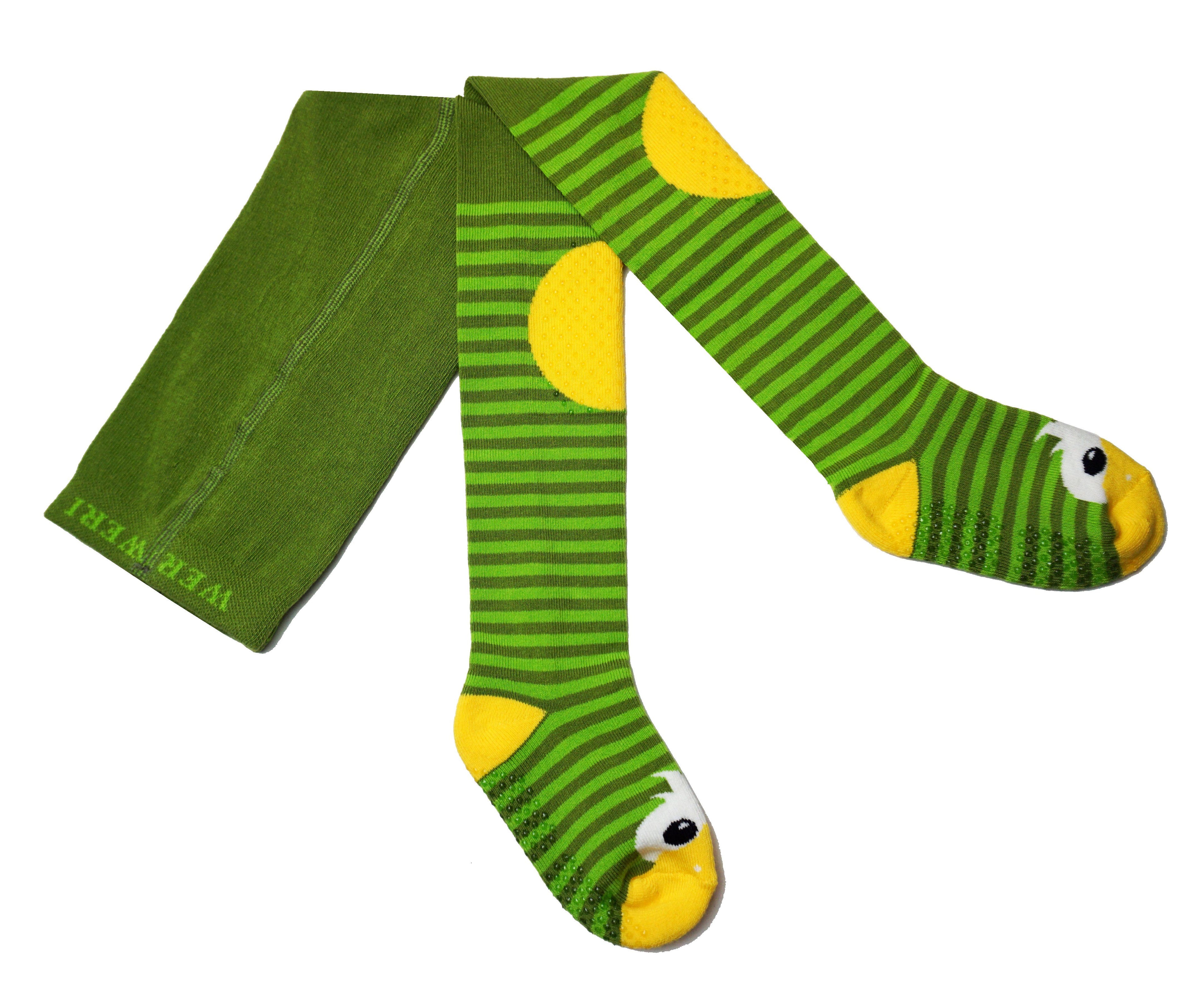 Baby Crawling Tights with Anti-Slip Soles – Duck Design