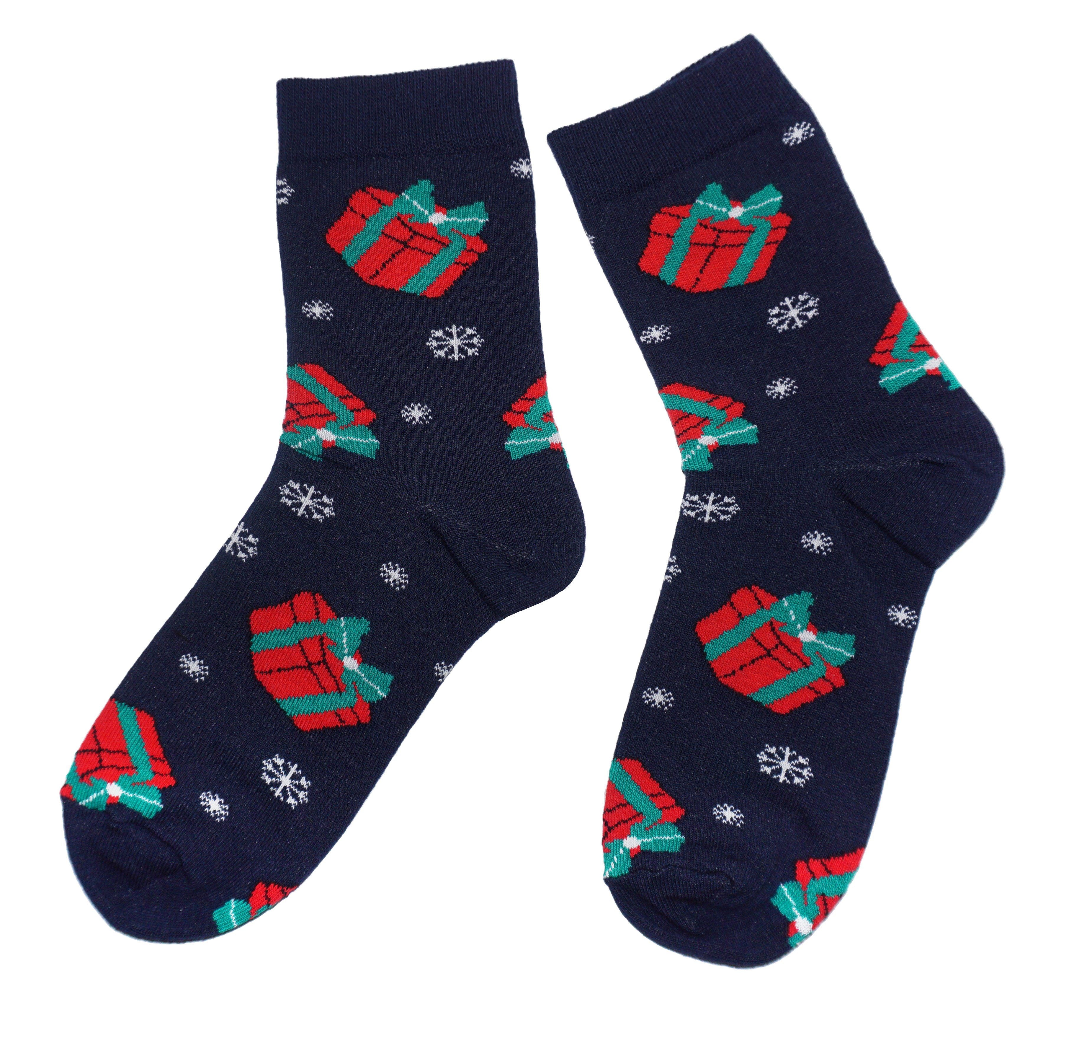 Men’s Cotton Crew Socks Christmas Gift