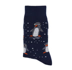 Men’s Cotton Crew Socks Penguin