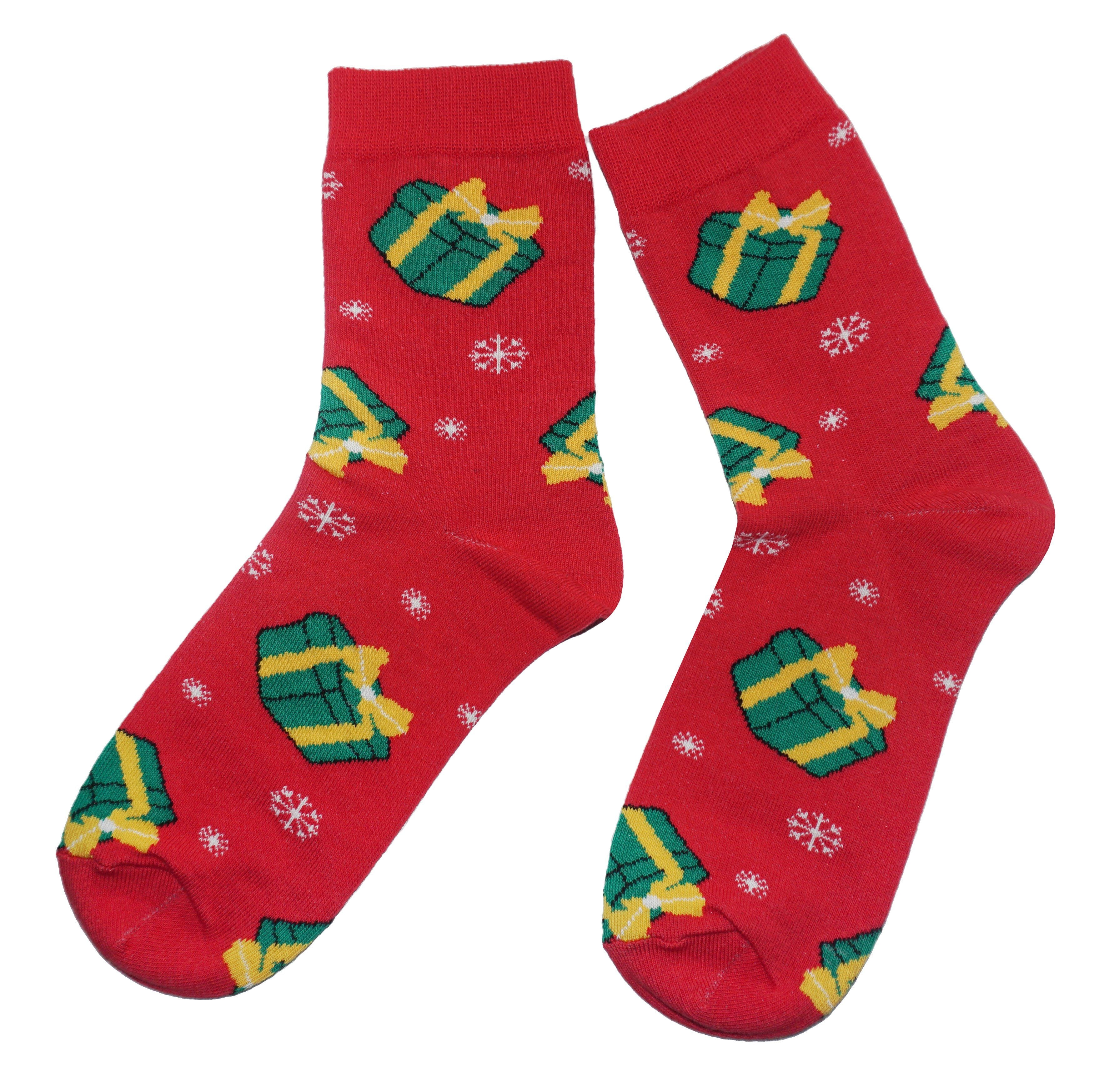 Men’s Cotton Crew Socks Christmas Gift
