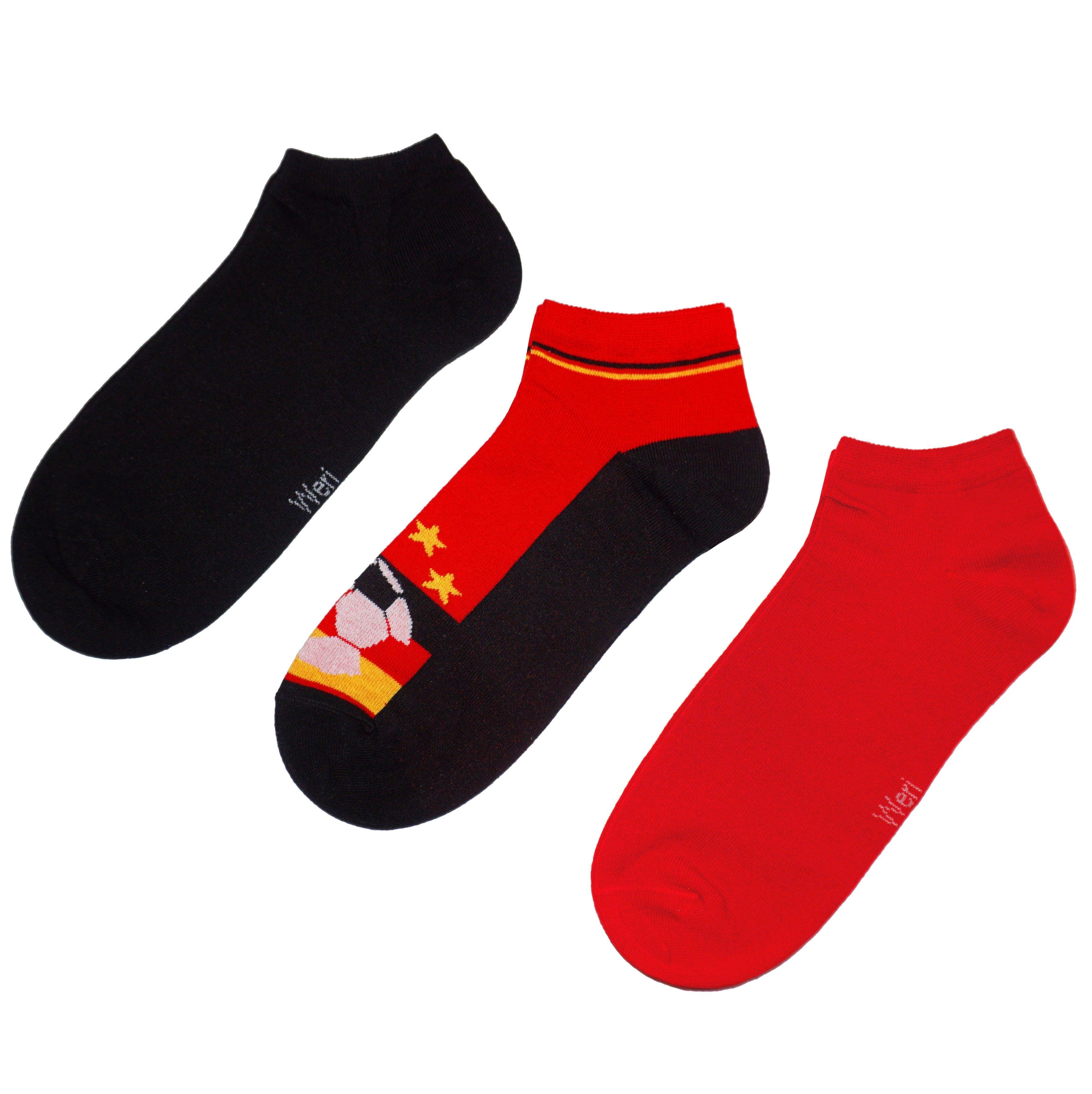 Boys & Men Ankle Socks – Sport Style Sneaker Socks - 3 Pack