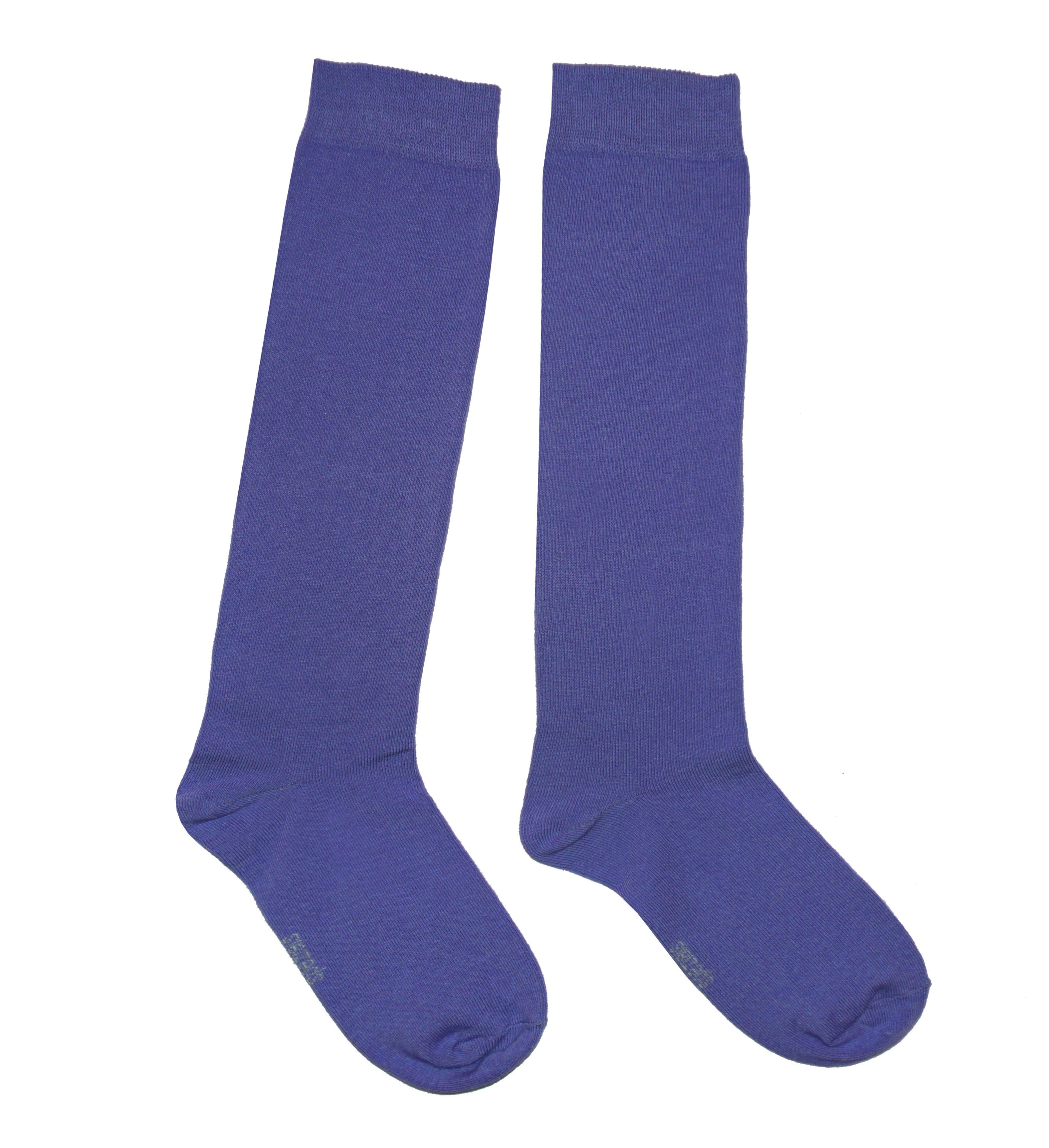 Women’s Pure Tones Knee-High Socks - Ocean Colors