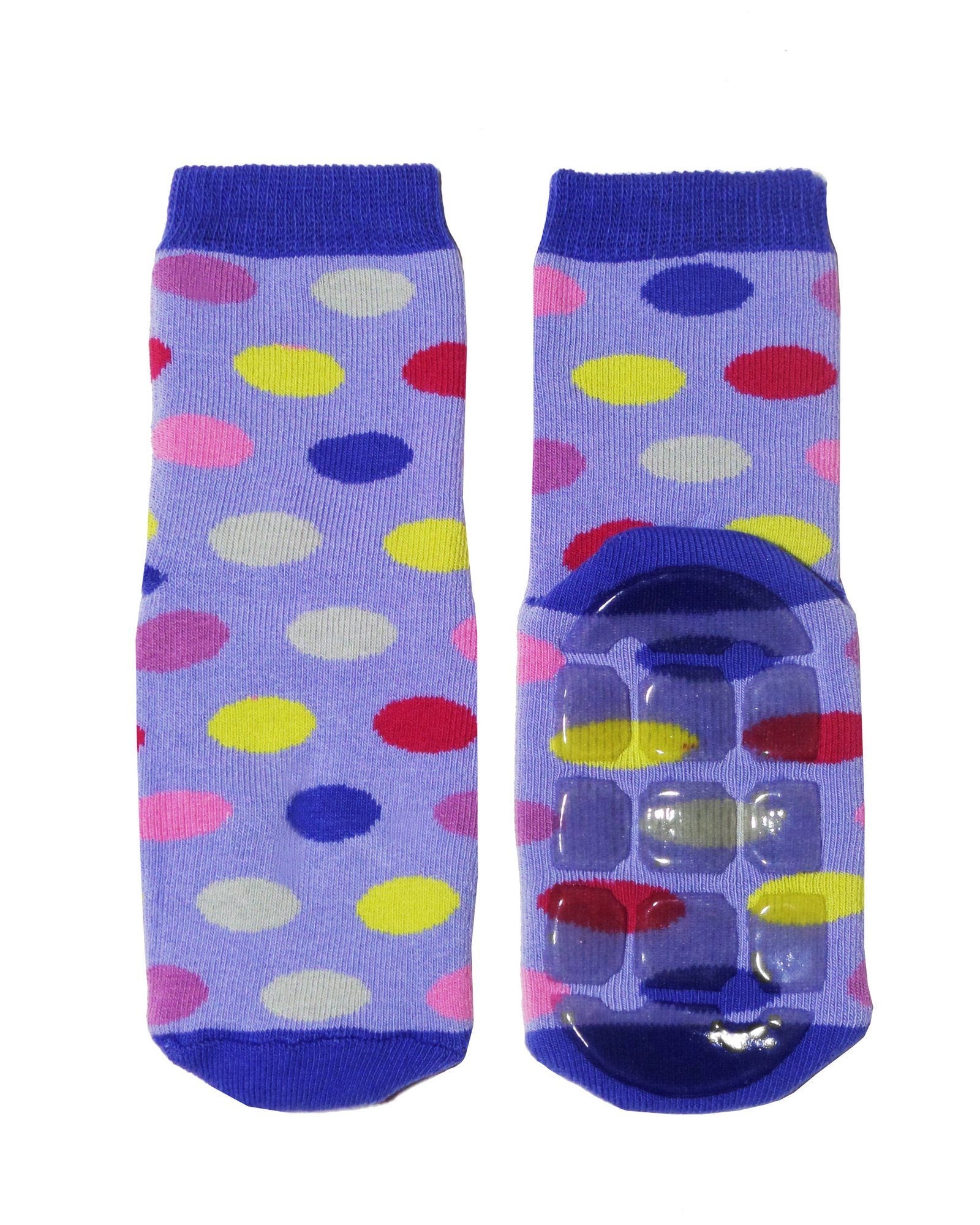 Kids Non-Slip Socks Colorful Dots