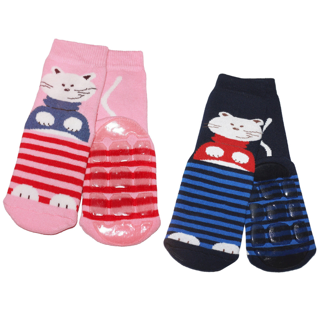 Kids Non-Slip Cotton Terry Socks Felix the Cat
