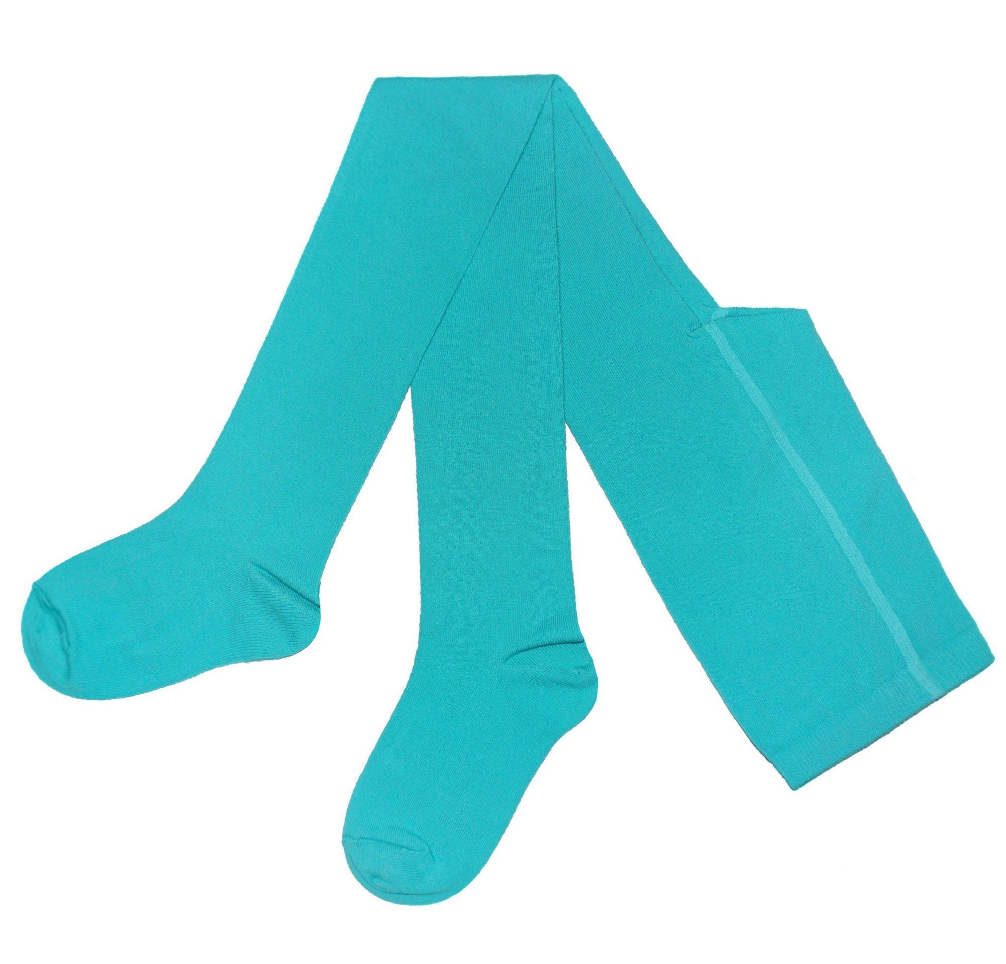 Kids’ Pure Toned Collection Cotton Tights – Ocean Vibe