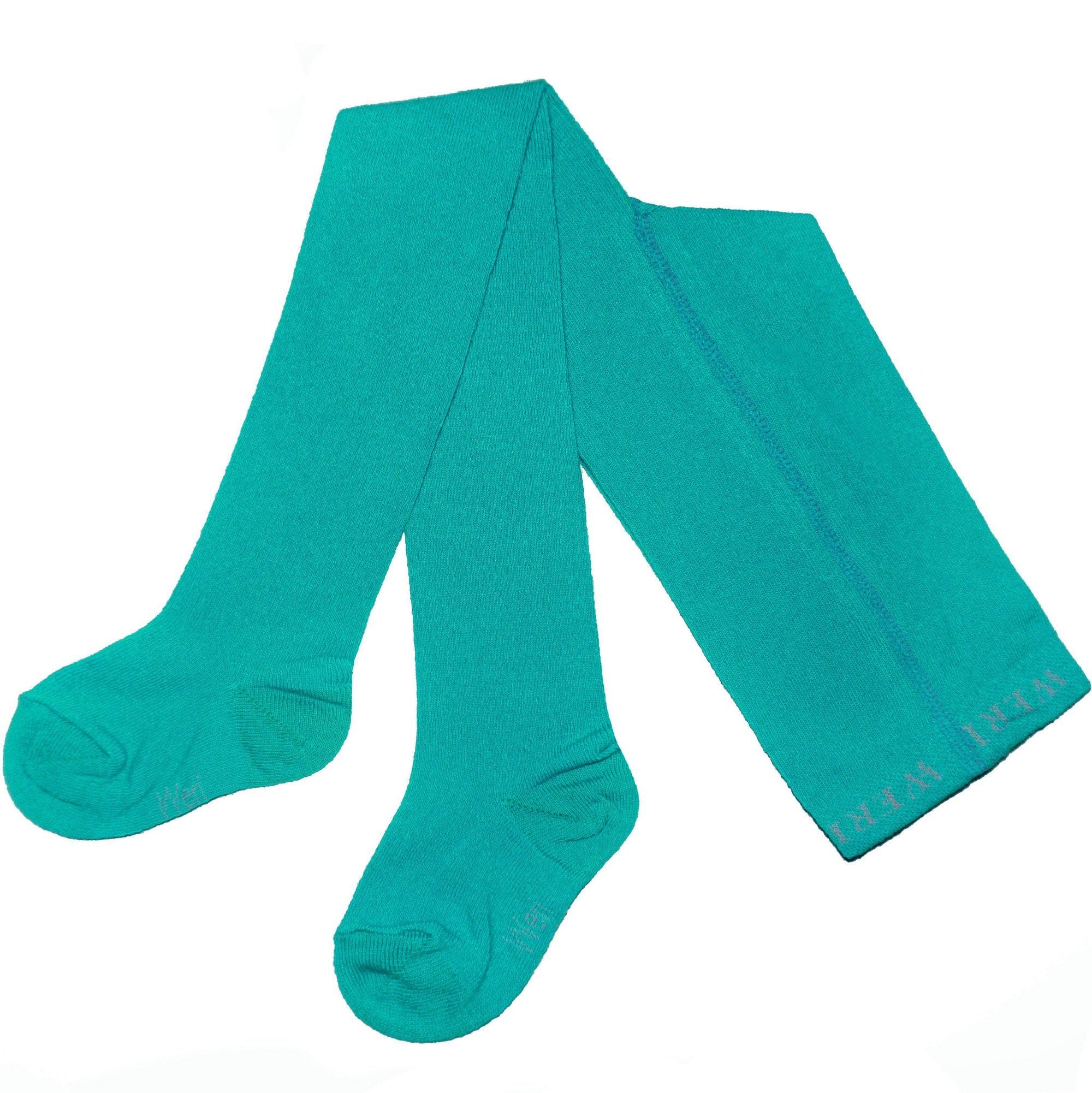 Kids’ Pure Toned Collection Cotton Tights – Ocean Vibe