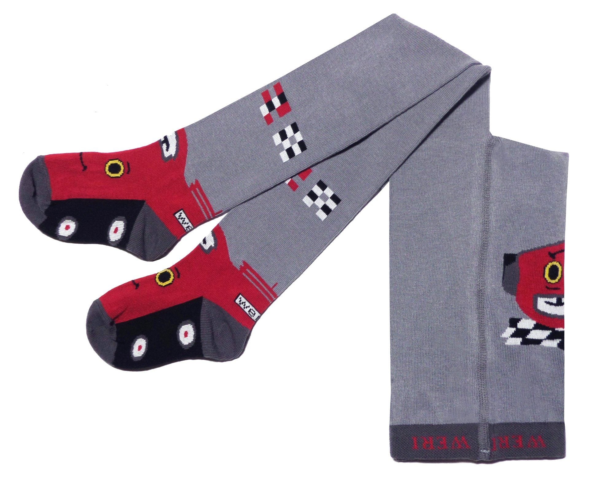 Boys Cotton Tights - Lightning