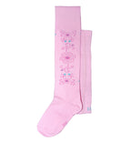 Girls Spring Cotton Tights - Floral Breeze