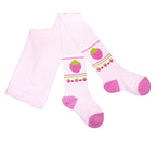 Girls Sweet Strawberry Cotton Tights