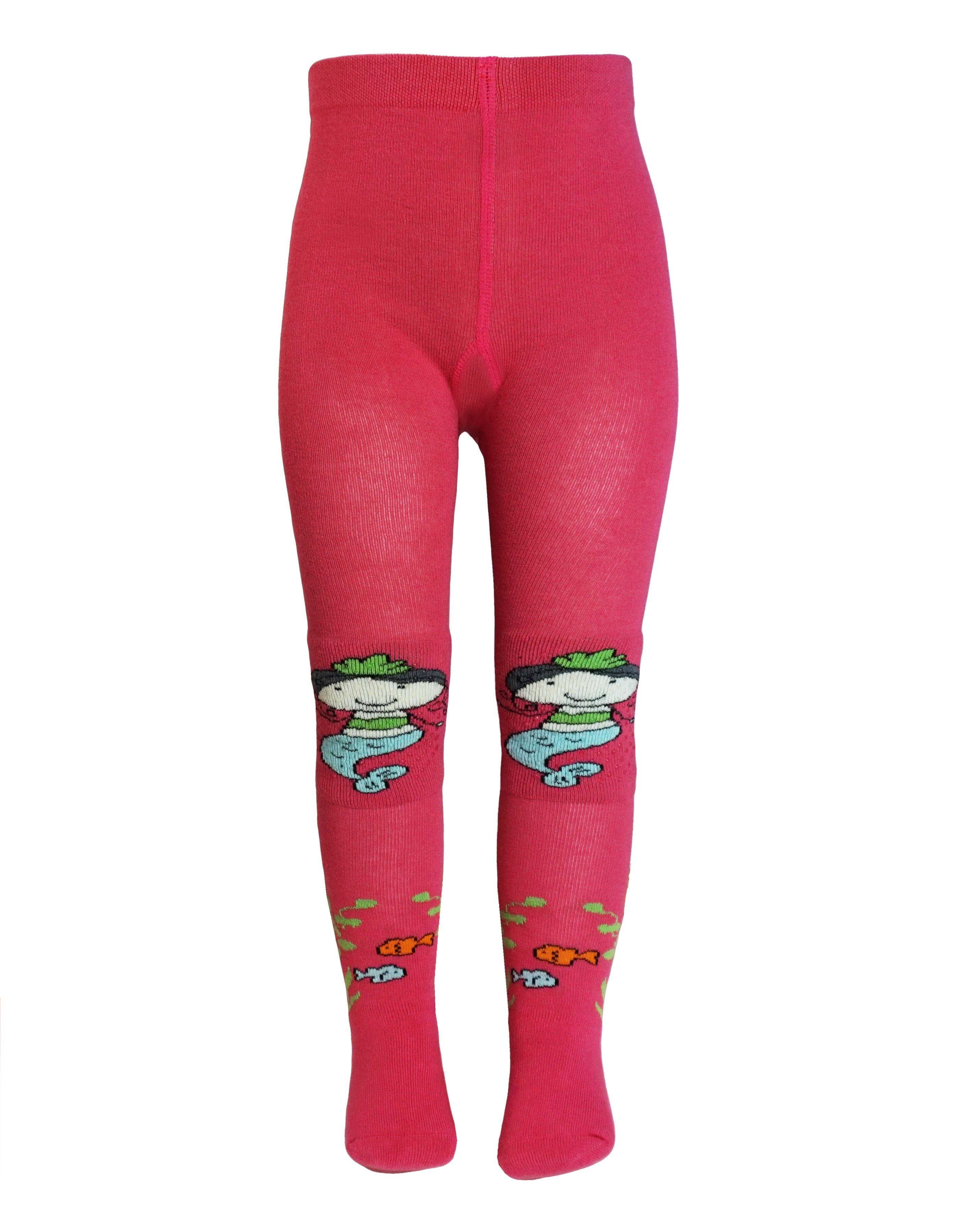 Girls Mermaid Friends Cotton Crawling Tights