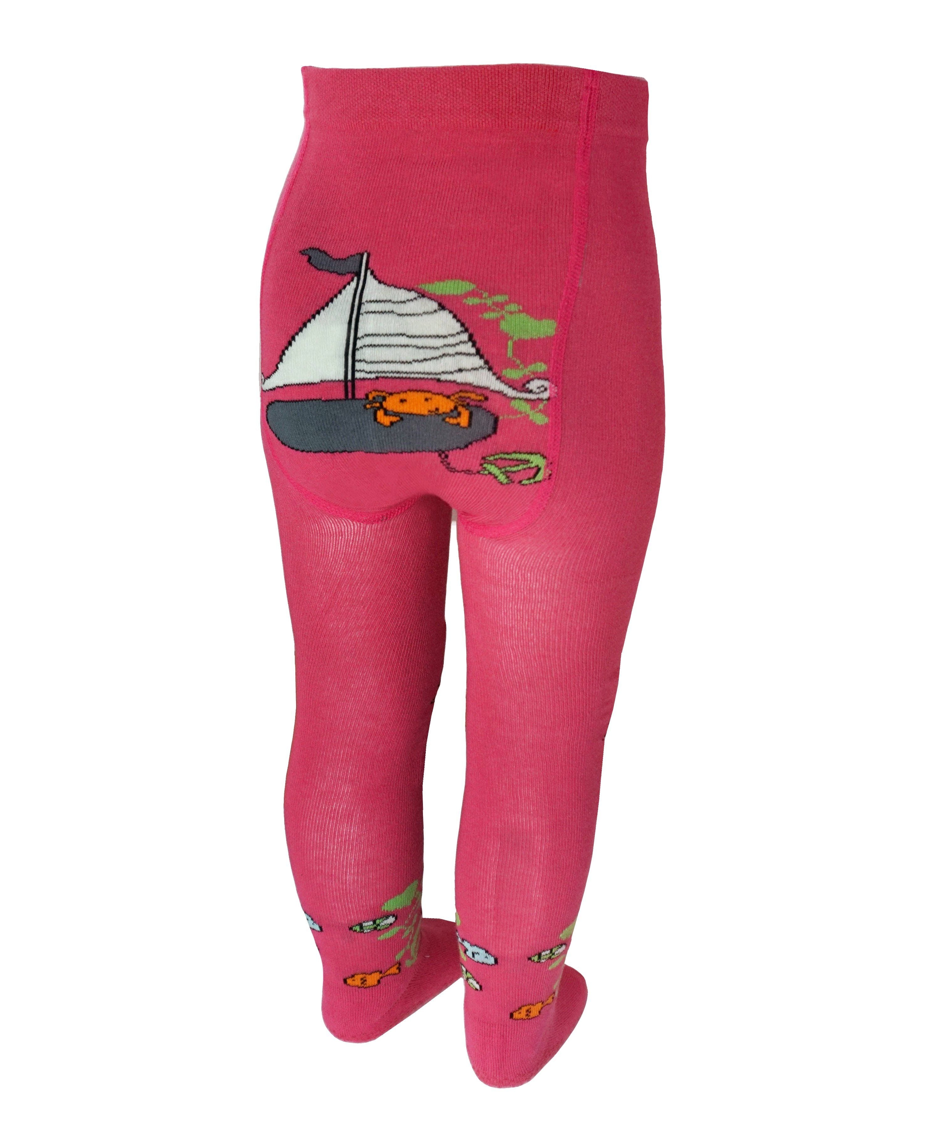 Girls Mermaid Friends Cotton Crawling Tights