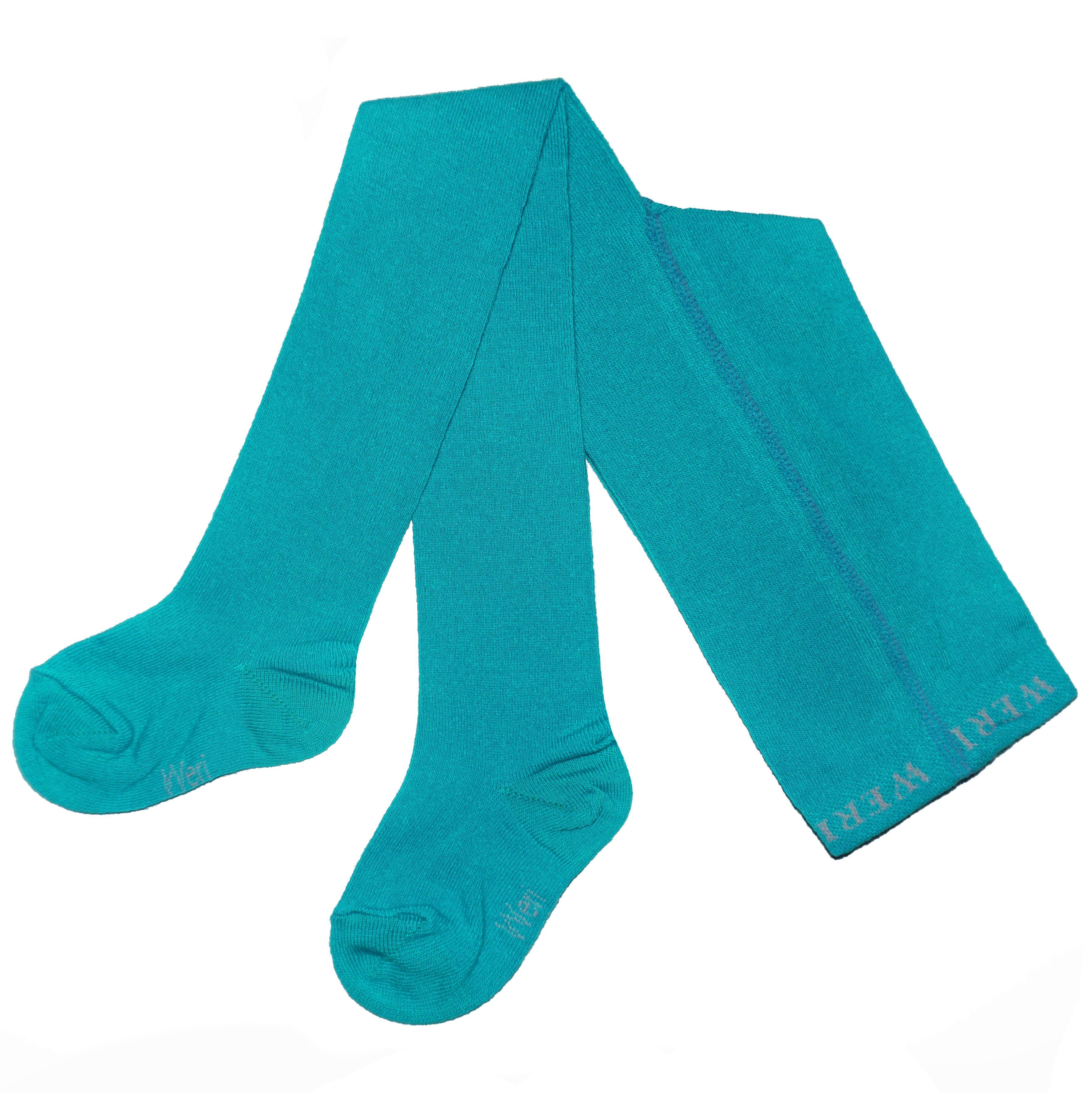 Kids’ Pure Toned Collection Cotton Tights – Ocean Vibe