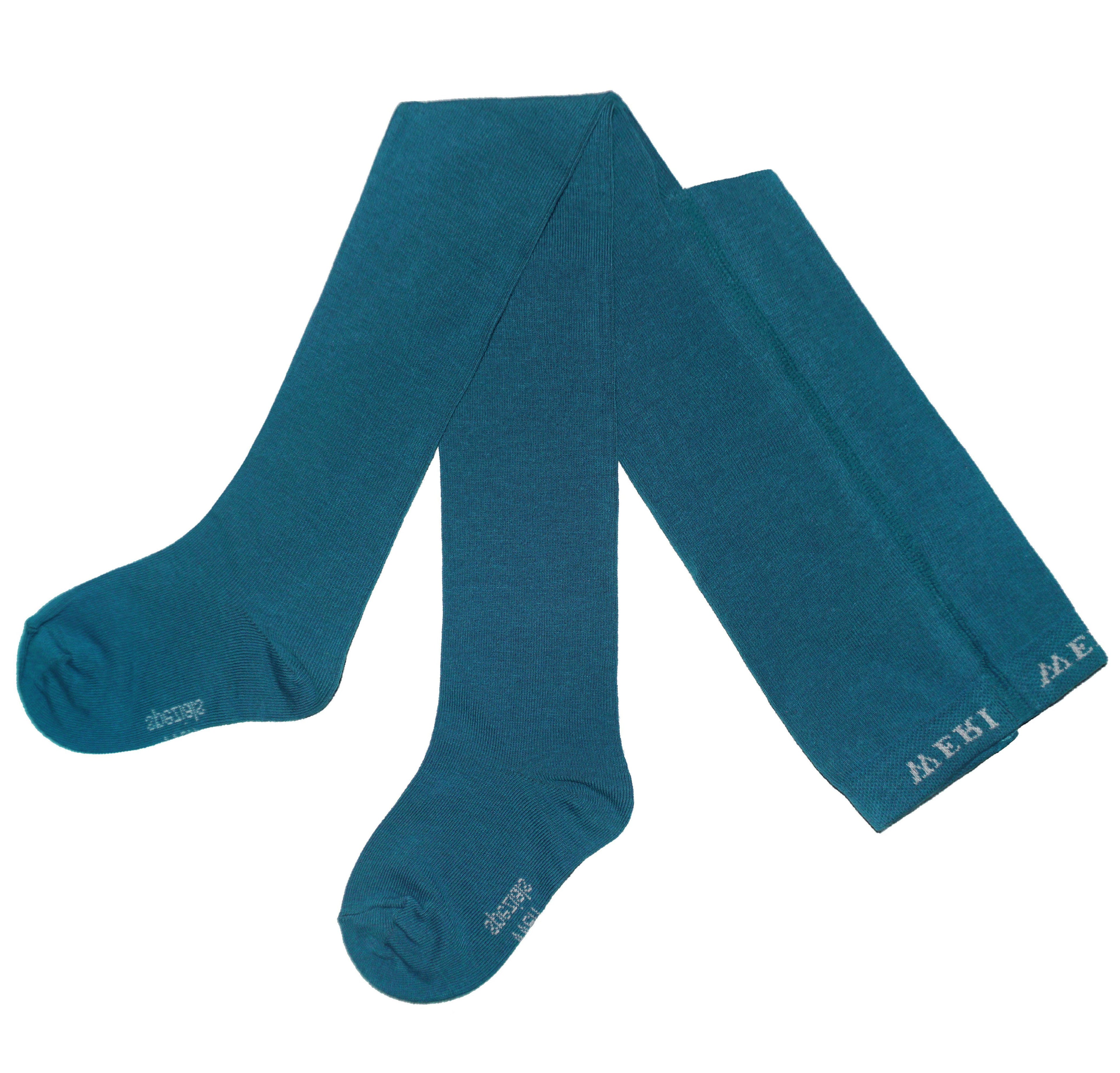 Kids’ Pure Toned Collection Cotton Tights – Ocean Vibe
