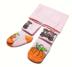Girls Little Princess Carriage Cotton Crawling Tights
