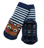 Kids Non-Slip Cotton Terry Socks Charly the Dog