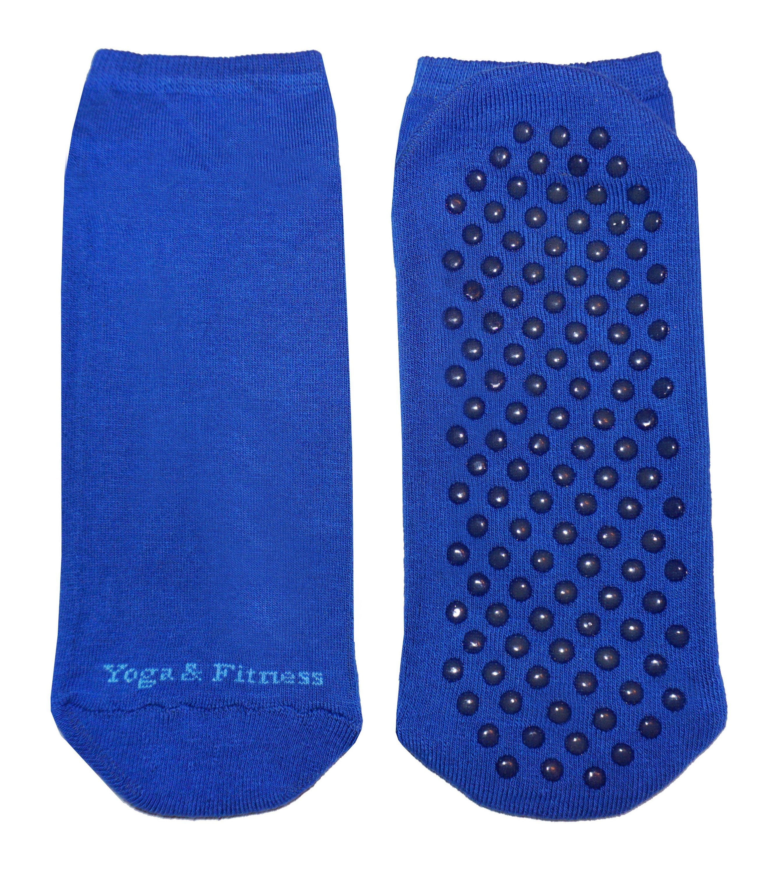 Men’s Anti-Slip Sports Socks with ABS Grips – Yoga & Fitness Cotton Socks
