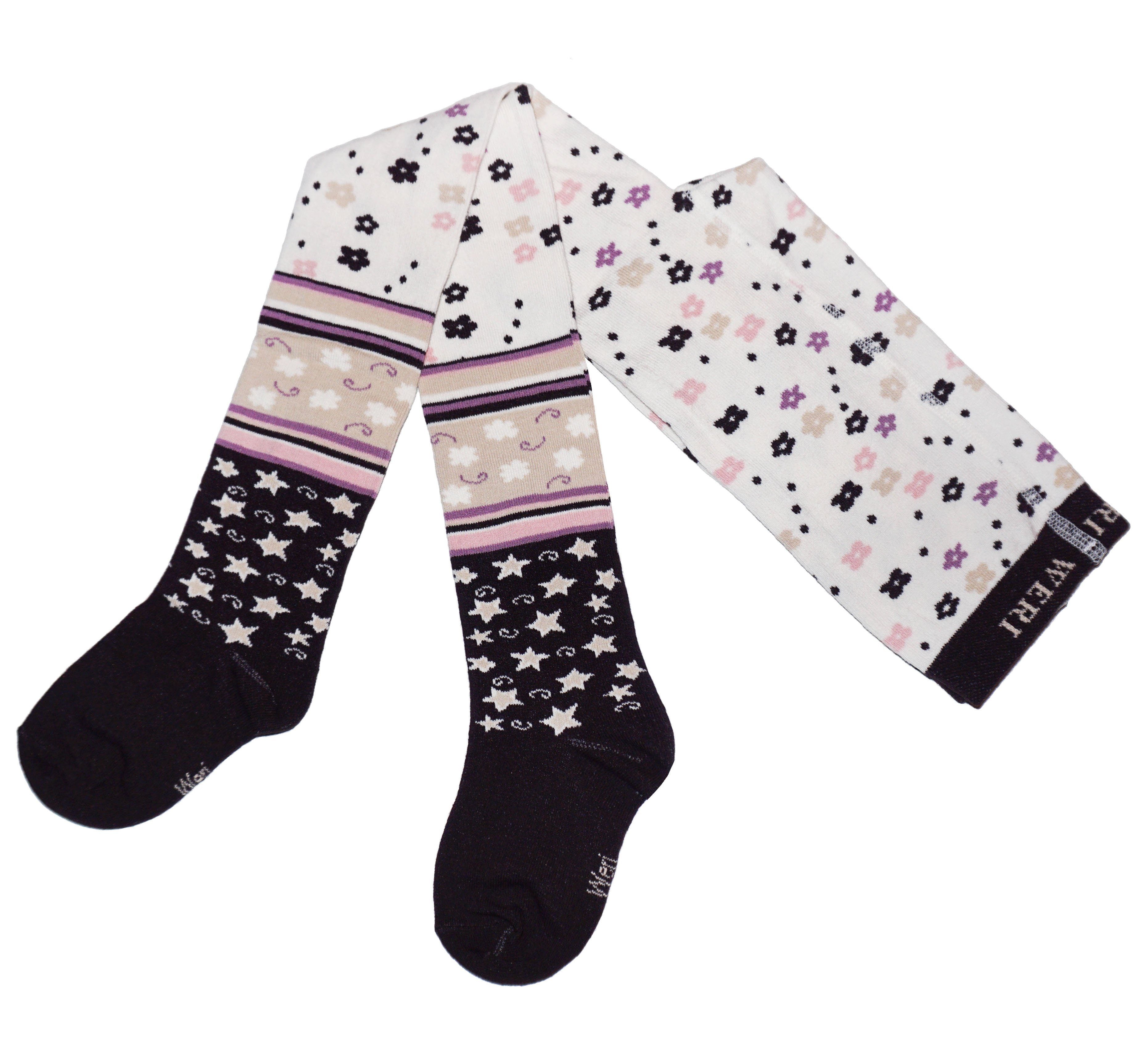 Girls Cotton Tights Mix and Match