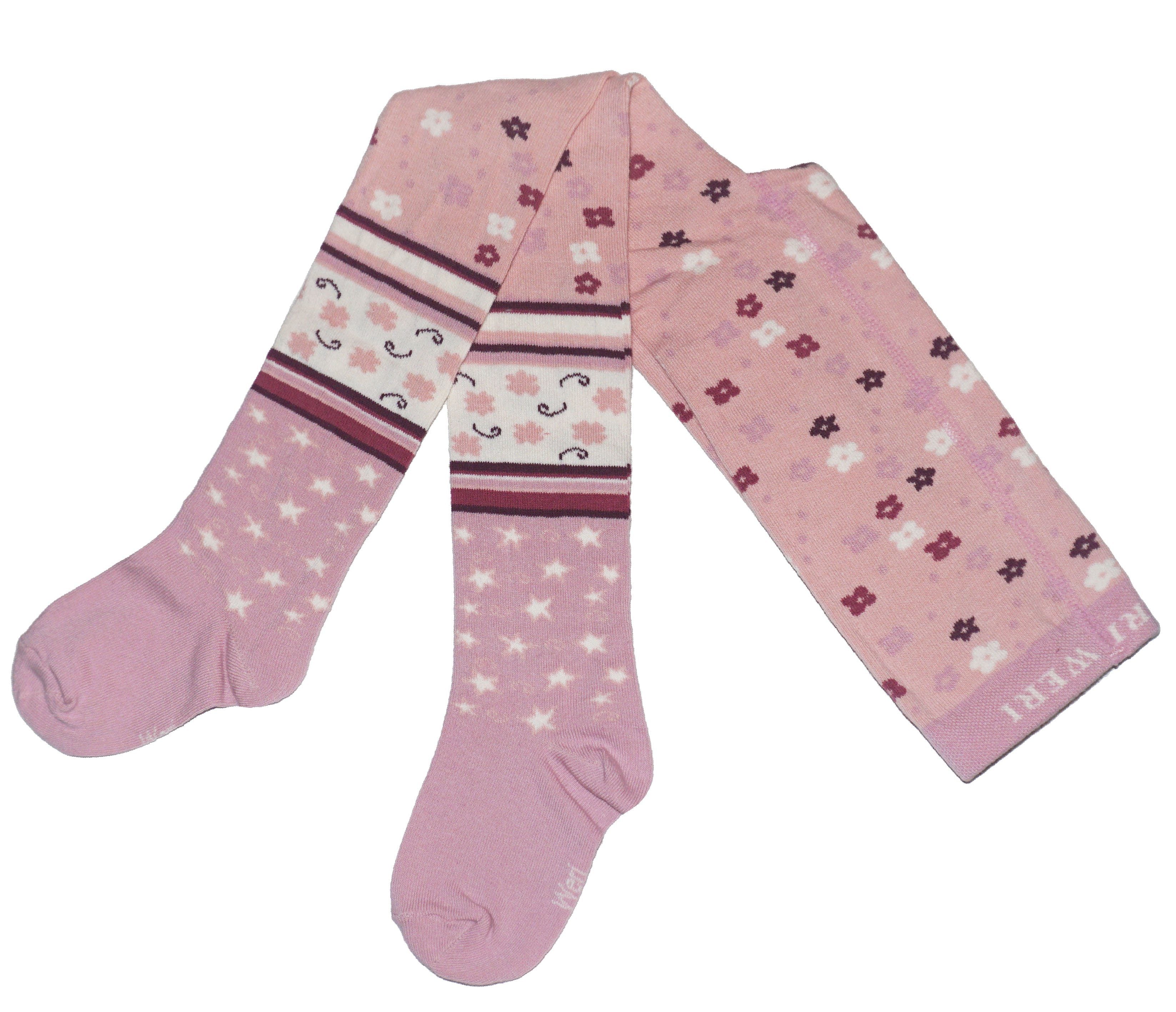 Girls Cotton Tights Mix and Match