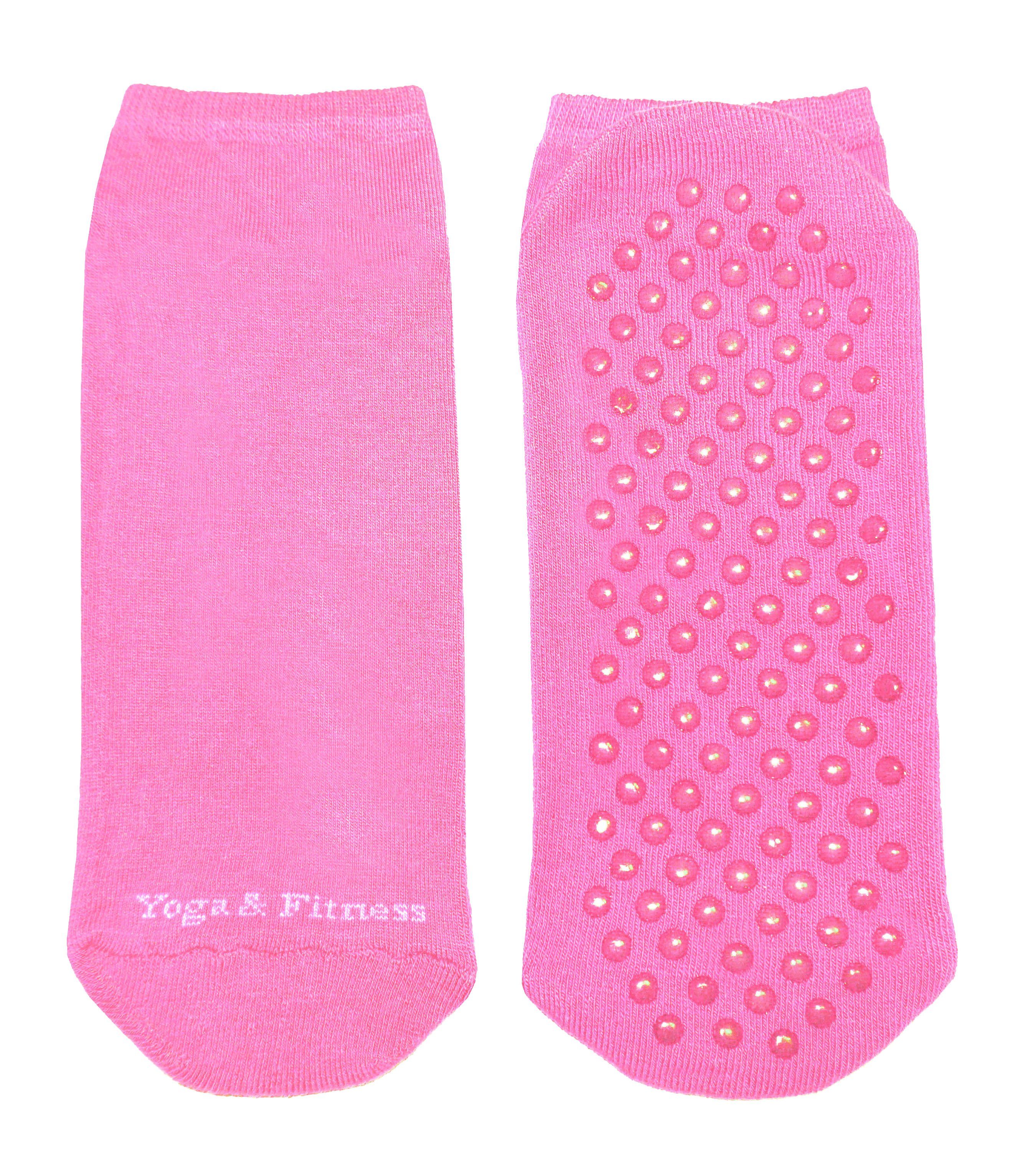 Women’s Anti-Slip Sports Socks with ABS Grips – Yoga & Fitness Cotton Socks