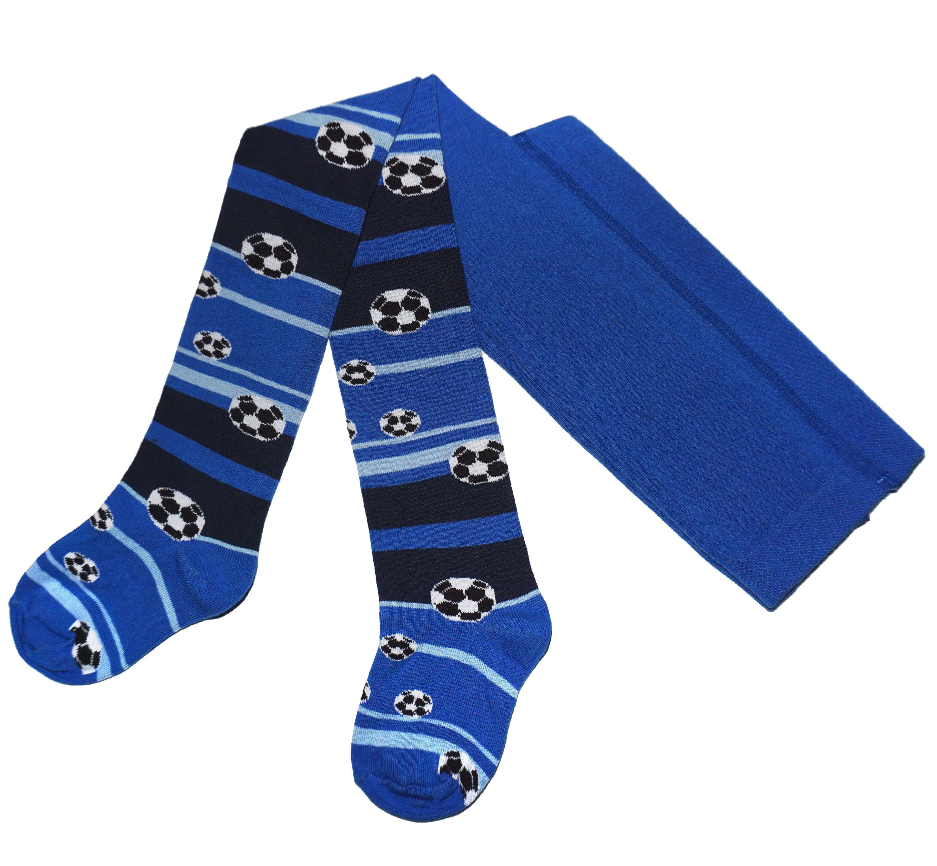 Boys Cotton Tights - Football Stars