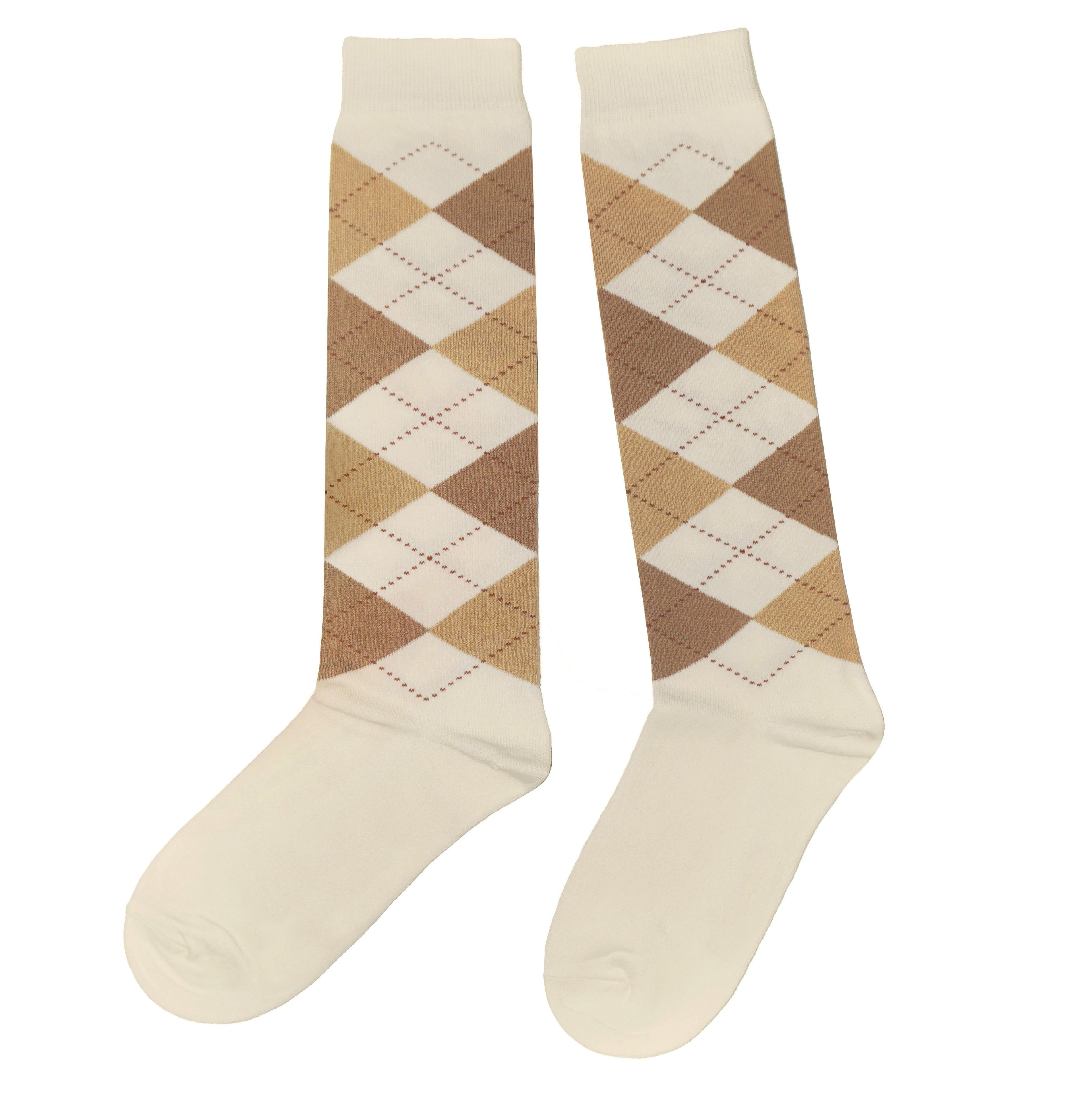 Kids Cotton Knee Socks – Highland Plaid