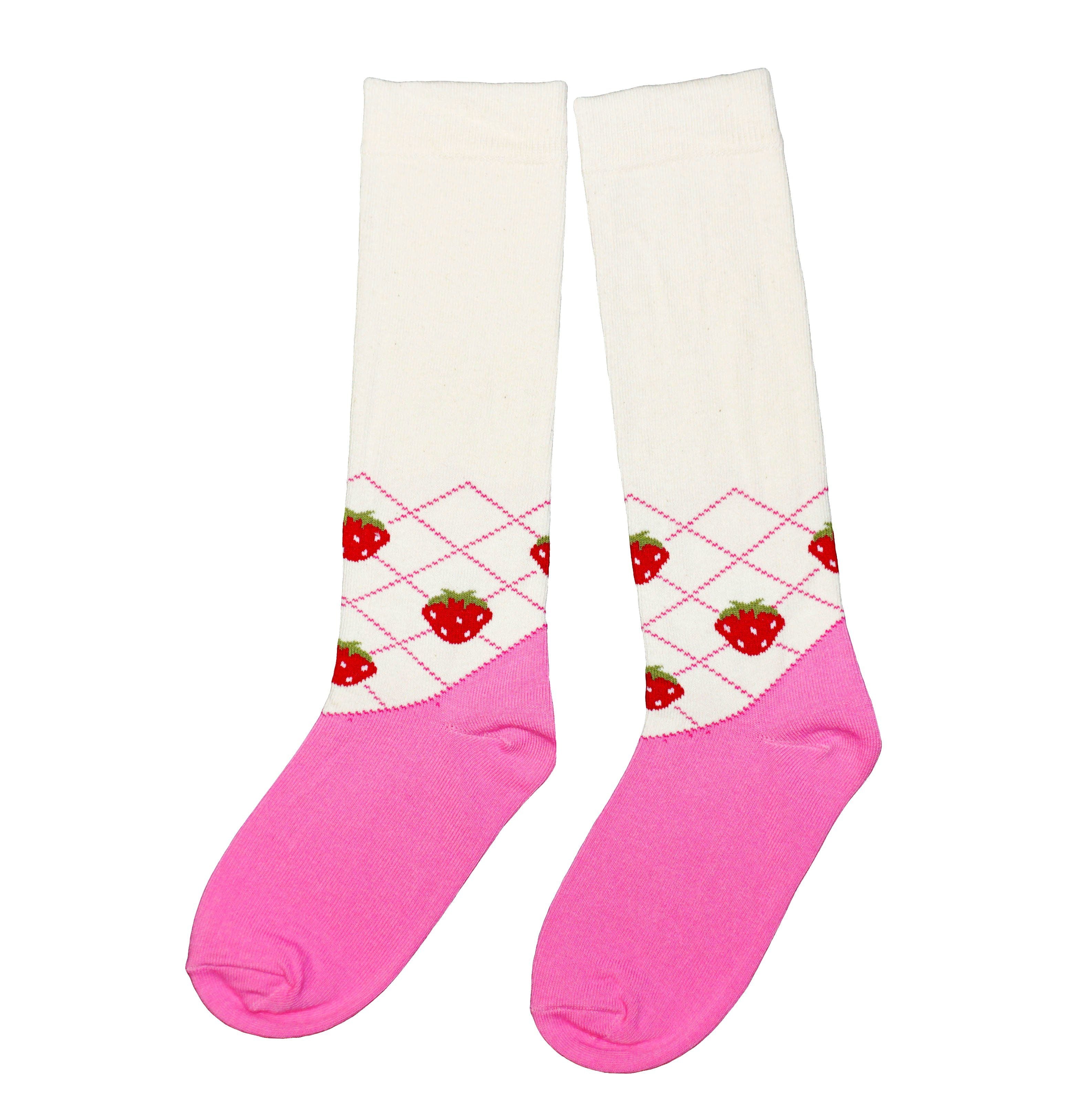 Girls’ Berry Garden Knee-High Socks