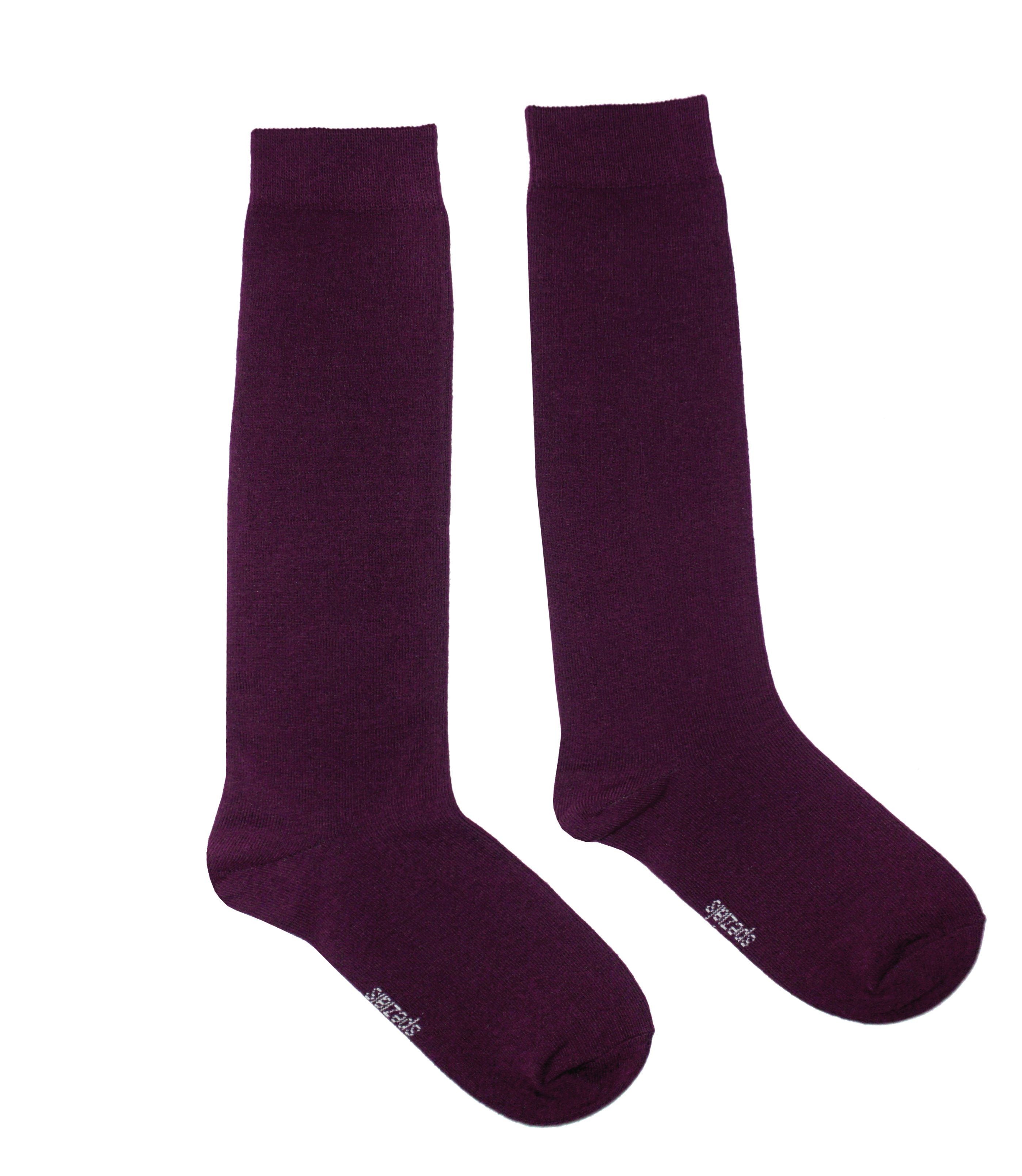 Women’s Pure Tones Knee-High Socks - Colors of Nature