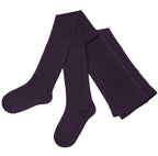 Women's Soft Cotton Basic Tights – Dark Colors, Petite Sizes