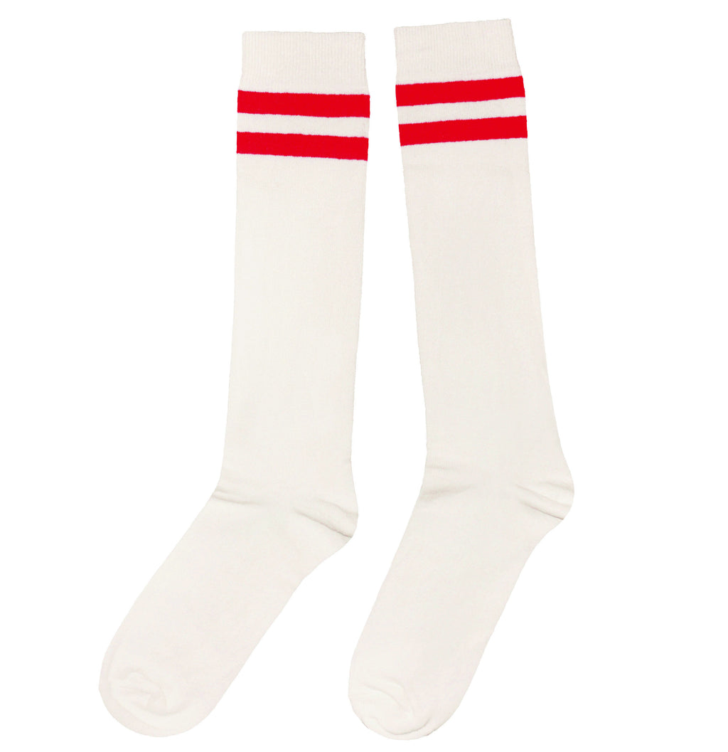 The Twin Stripe Knee Socks