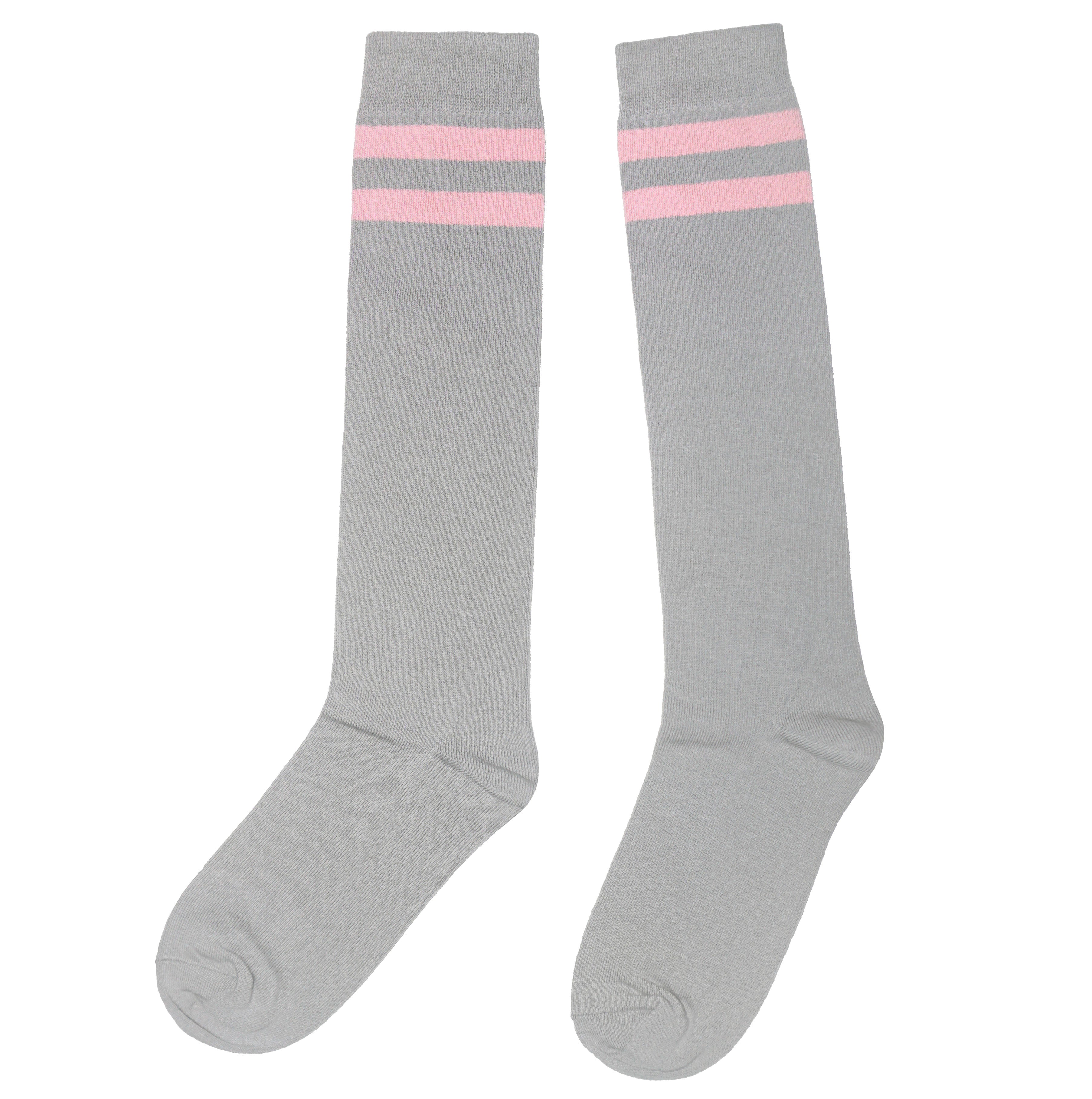 The Twin Stripe Knee Socks