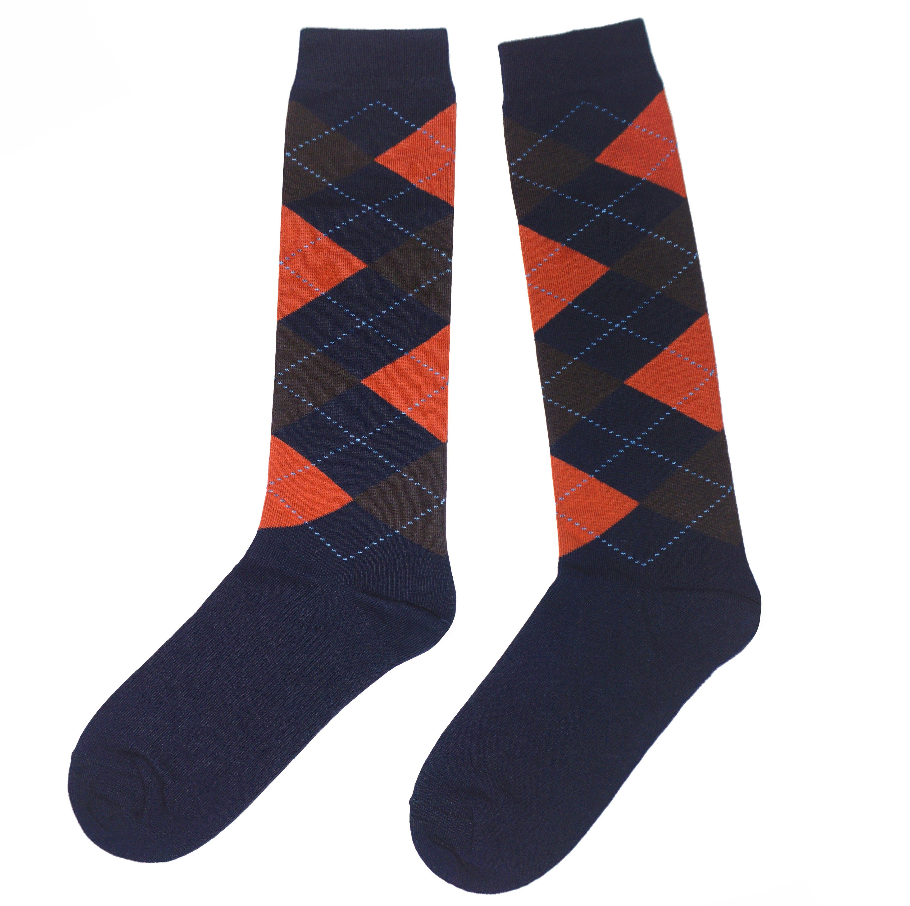 Kids Cotton Knee Socks – Highland Plaid