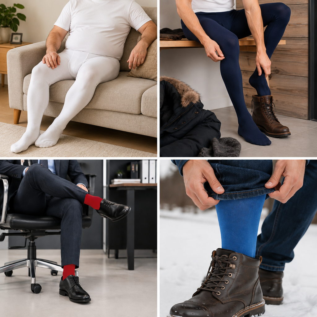Pure Toned Men’s Cotton Tights